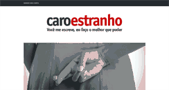 Desktop Screenshot of caroestranho.com
