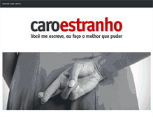 Tablet Screenshot of caroestranho.com